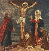 Jesus dør på korset